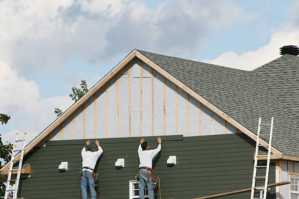 Professional Emergency Siding Repair technician working in Chapel Hill, NC